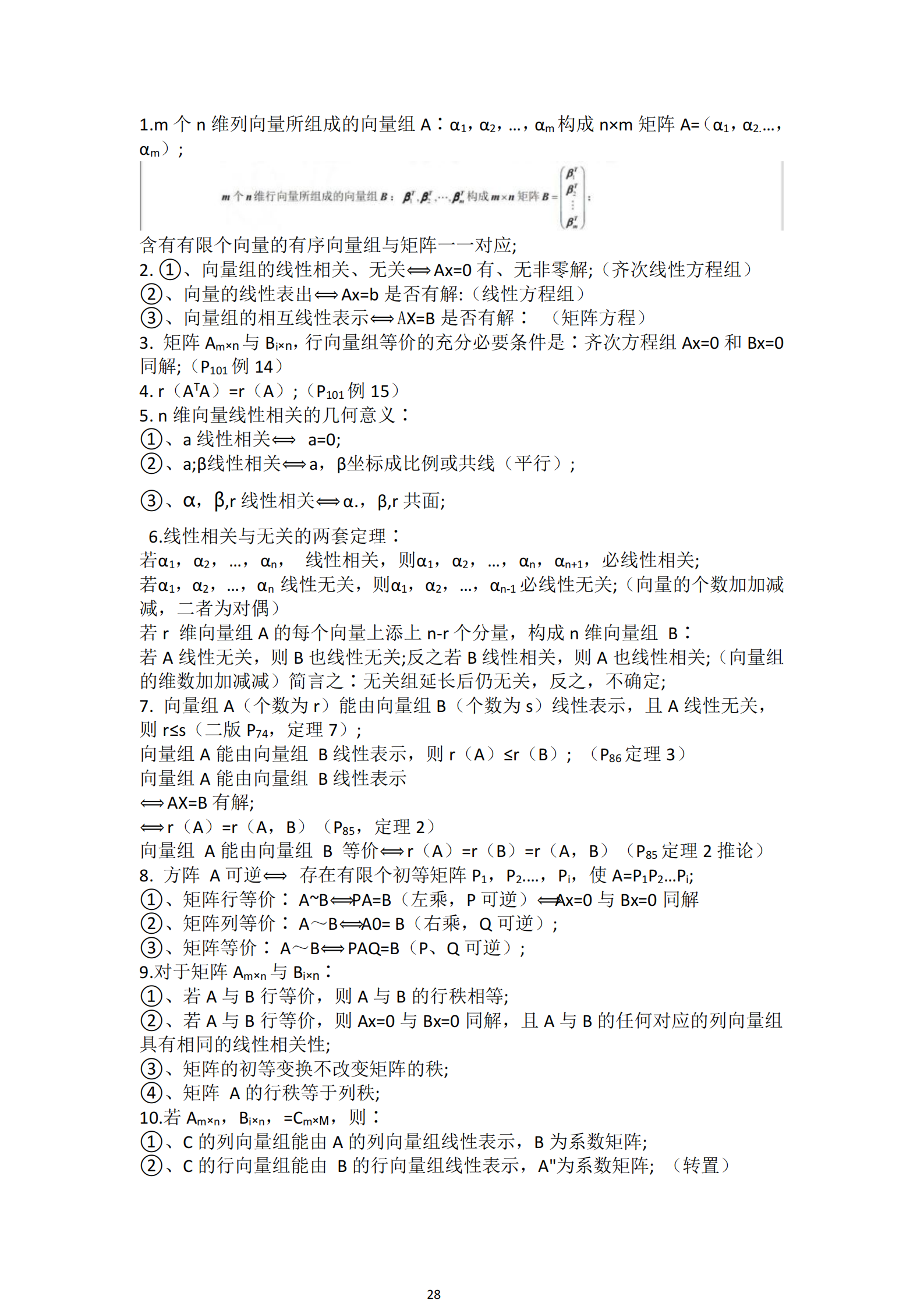 福建自考04184線性代數(shù)(經管類)知識點押題資料